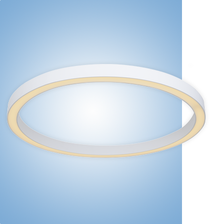 Светильник Hoop серия vs-ds-Hoop-60 в белом корпусе
